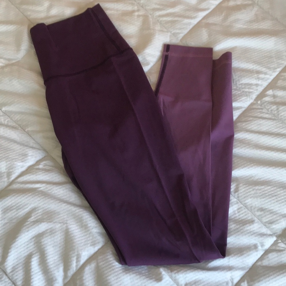 Lululemon Purple Ombré Leggings